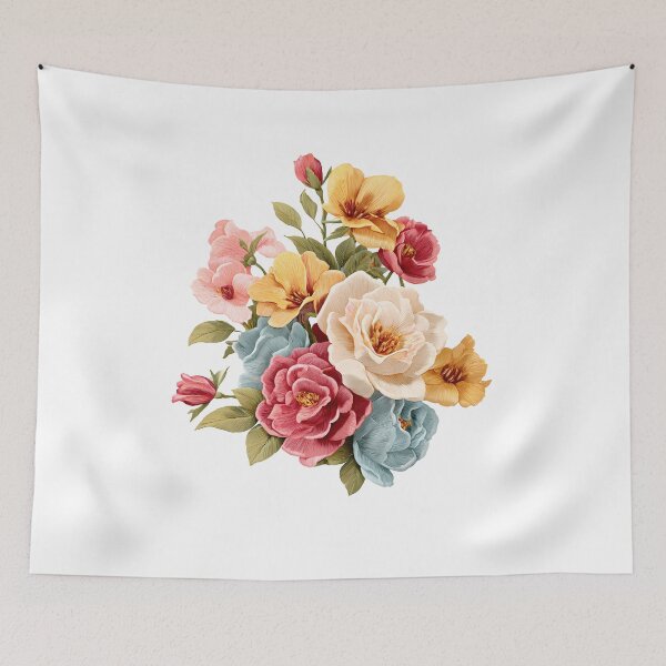 Item preview, Multi-Color Peony Bouquet - Elegant Romantic Floral Art Print designed and sold by DesignArtist.ia.