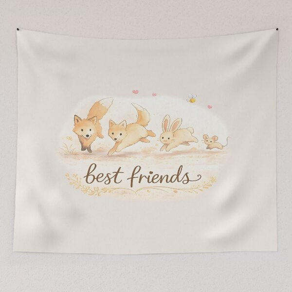 Item preview, Best Friends – Kawaii Animal Squad designed and sold by blankTeeShirt.