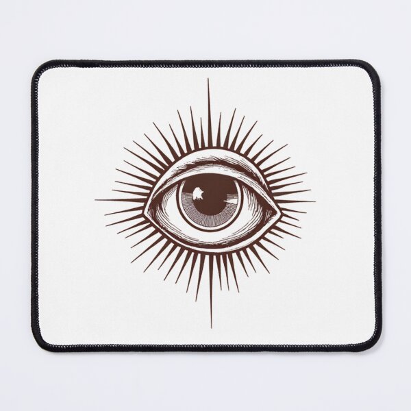 Item preview, Crimson All-Seeing Eye – Mystic Occult Symbol designed and sold by Kavya Art.