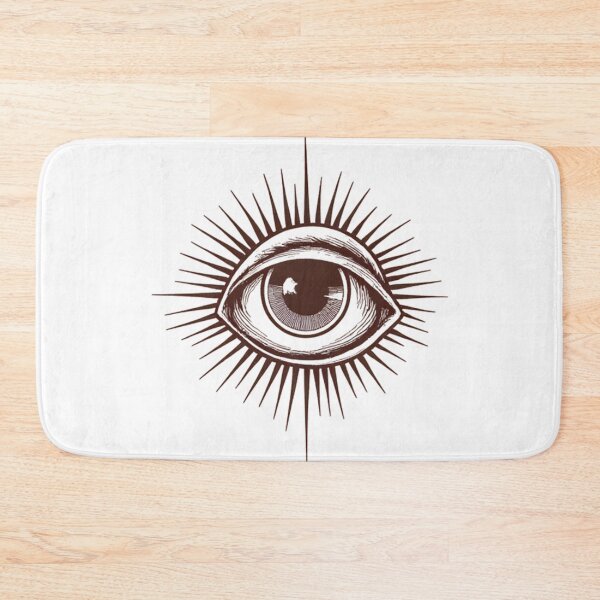 Item preview, Crimson All-Seeing Eye – Mystic Occult Symbol designed and sold by Kavya Art.