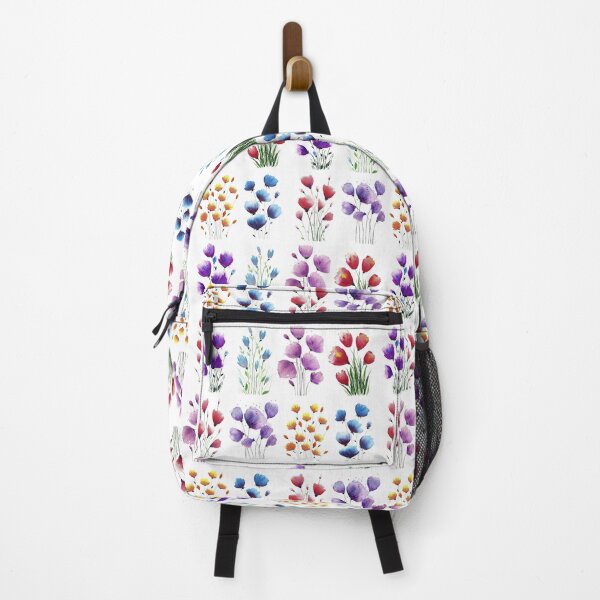 Item preview, Patten with bouquets of flowers White background designed and sold by VitSArt.