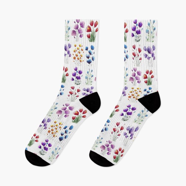 Item preview, Patten with bouquets of flowers White background designed and sold by VitSArt.