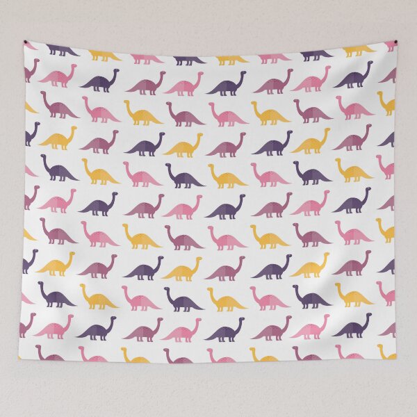 Item preview, Colourful dinos on white designed and sold by reneesillus.