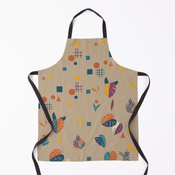 Item preview, Abstract Geometric Pattern with Tropical Leaves designed and sold by NK-Studios .