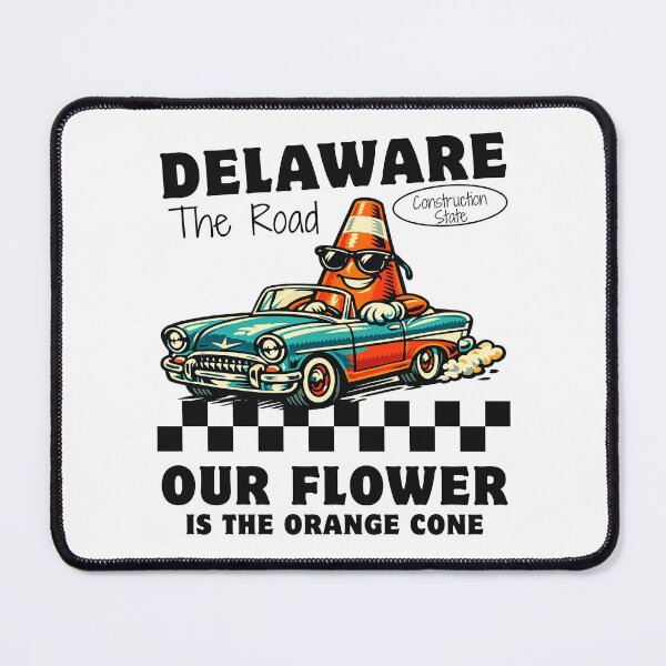 Item preview, Delaware : the road construction our flower is the orange cone designed and sold by Peerless-Prime.