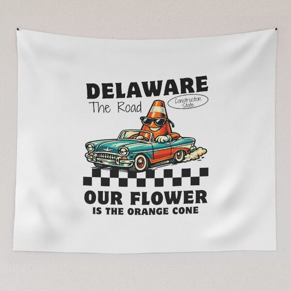 Item preview, Delaware : the road construction our flower is the orange cone designed and sold by Peerless-Prime.