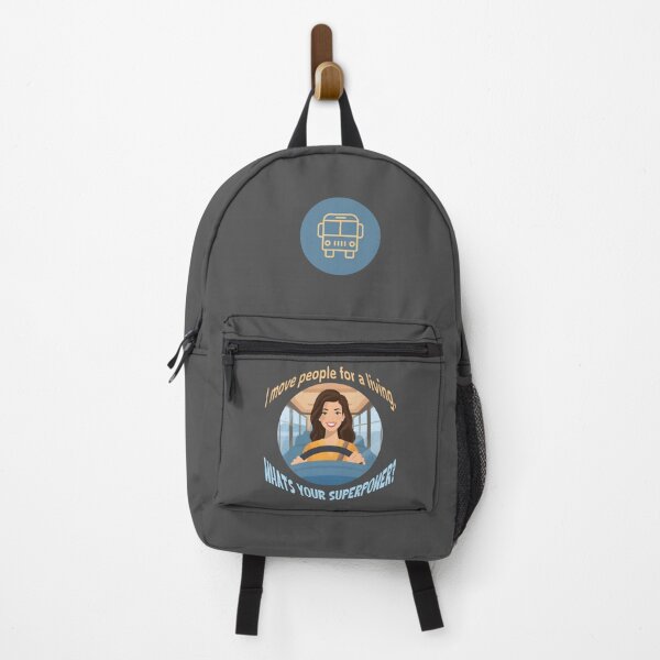 Item preview, I Move People for a Living – Bus Driver Superpower Funny Design designed and sold by TestudoDesign.