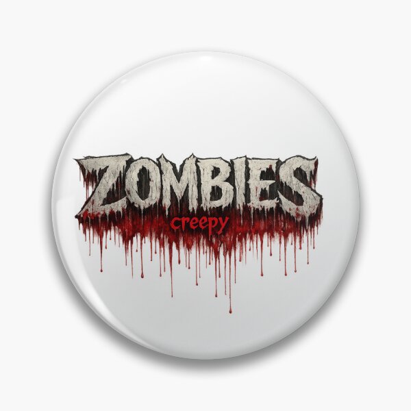 Item preview, Creepy Zombies Typography Design – Blood Drip Horror Text Aesthetic designed and sold by IconicDesignsXd.