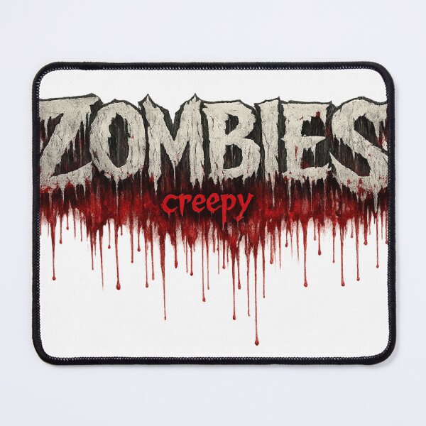 Item preview, Creepy Zombies Typography Design – Blood Drip Horror Text Aesthetic designed and sold by IconicDesignsXd.