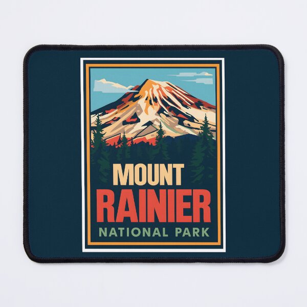 Item preview, Mount Rainier National Park - Washington designed and sold by StudioRedKoala.