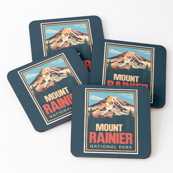 Item preview, Mount Rainier National Park - Washington designed and sold by StudioRedKoala.