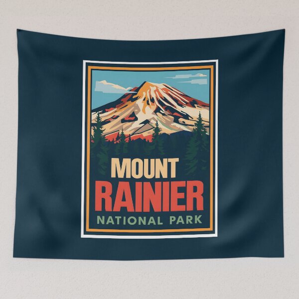 Item preview, Mount Rainier National Park - Washington designed and sold by StudioRedKoala.
