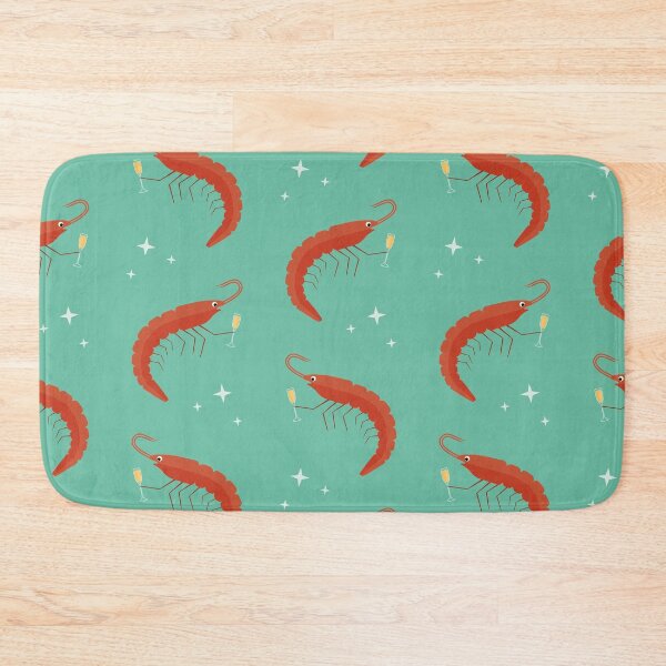 Item preview, Toasting shrimps on blue designed and sold by reneesillus.