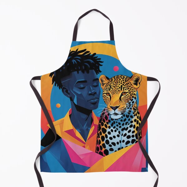 Item preview, African with leopard designed and sold by LioTou.