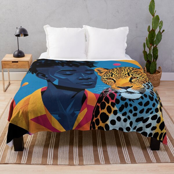 Item preview, African with leopard designed and sold by LioTou.