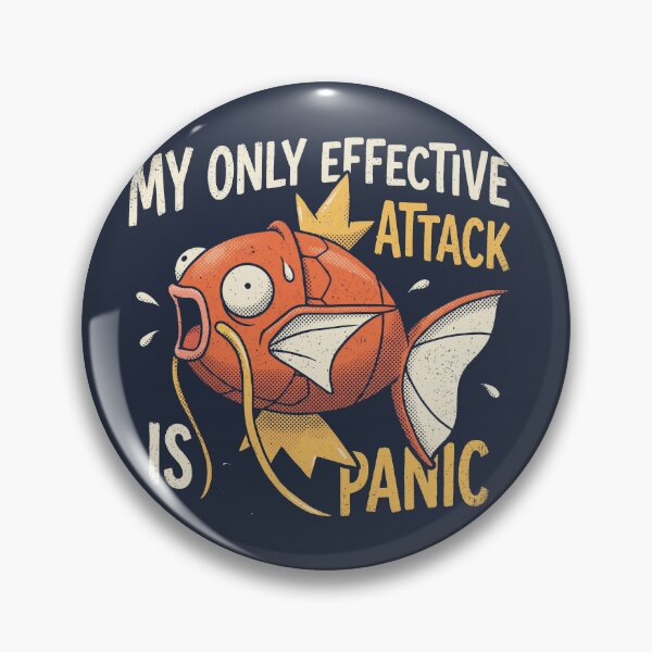 Item preview, my only effective attack is panic  designed and sold by TheSamuraiCat.