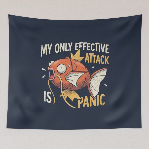 Item preview, my only effective attack is panic  designed and sold by TheSamuraiCat.