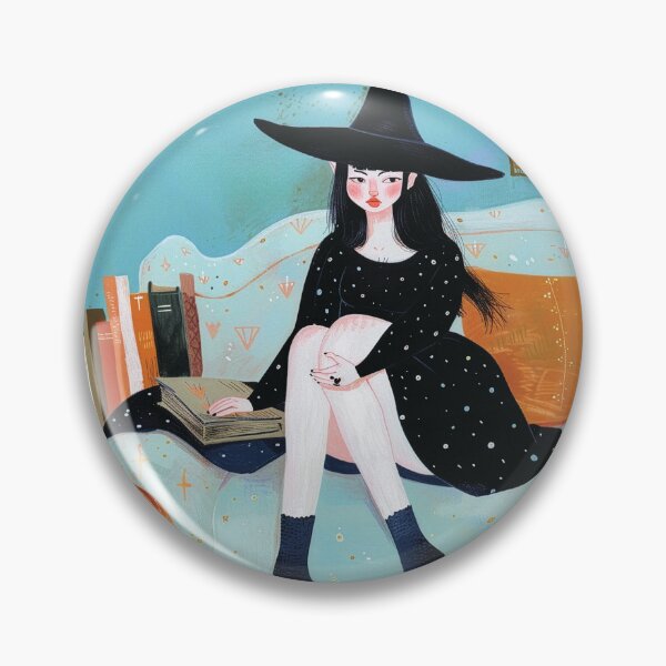 Item preview, Cozy Witch Reading Book Aesthetic Art Print designed and sold by ChaosCutie.