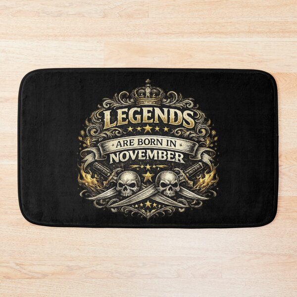 Item preview, Legends Are Born In November – Vintage Masculine Birthday Design – November Birthday Gift Idea designed and sold by Szapeee.