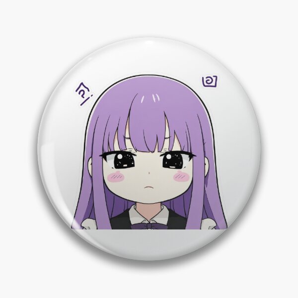 Item preview, Lila Mii Chibi Anime Girl designed and sold by MoodBuns®.