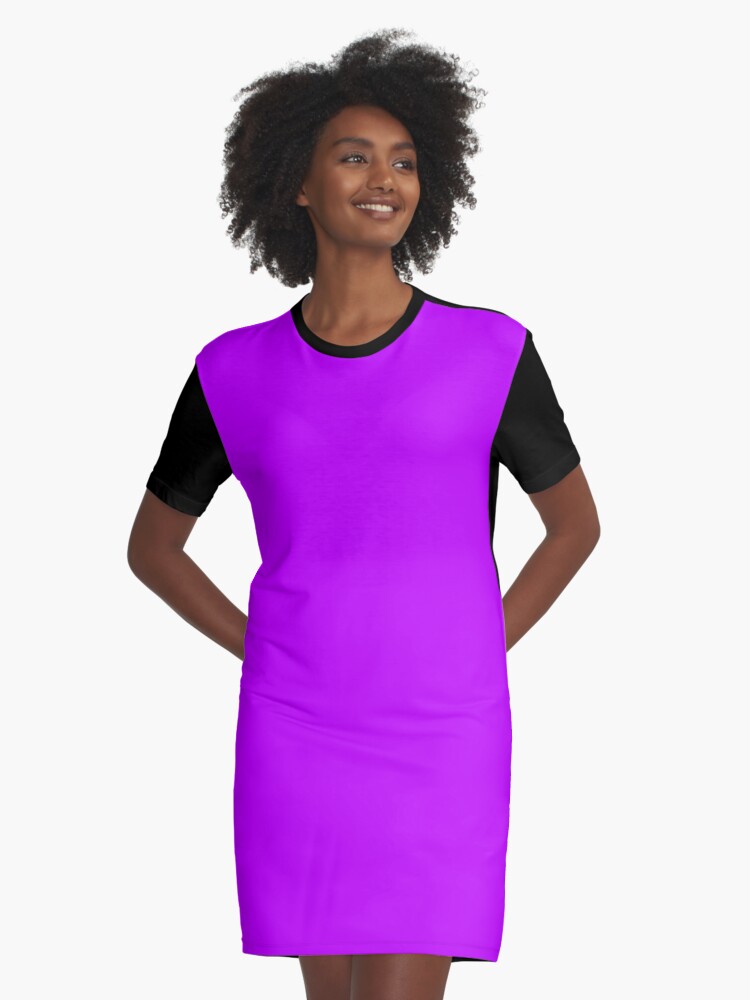 electric purple dress