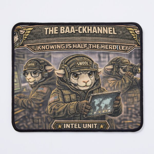 Item preview, The Baa-ckchannel Intel Unit – Sheep-I Joe Covert Comms Parody designed and sold by Thpoar.