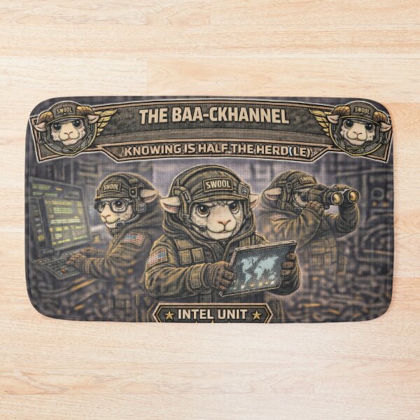 Item preview, The Baa-ckchannel Intel Unit – Sheep-I Joe Covert Comms Parody designed and sold by Thpoar.