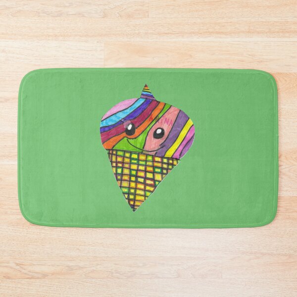 Item preview, Colorful Ice Cream - Whimsical Naive Art designed and sold by nimbfeja.