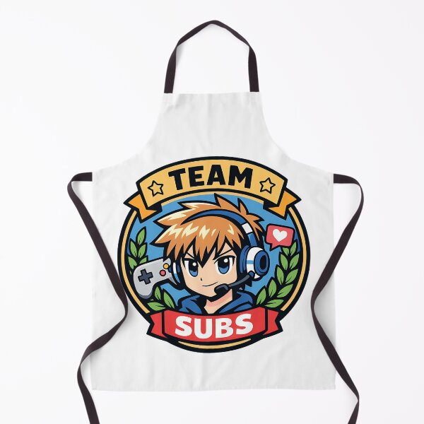 Item preview, Team Subs Anime Gamer Boy Badge Design designed and sold by TeeTimeTreasure.