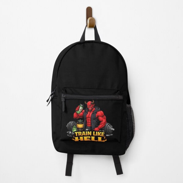 Item preview, Funny Demon Gym Shirt Train Like Hell Workout Humor designed and sold by Motivora.