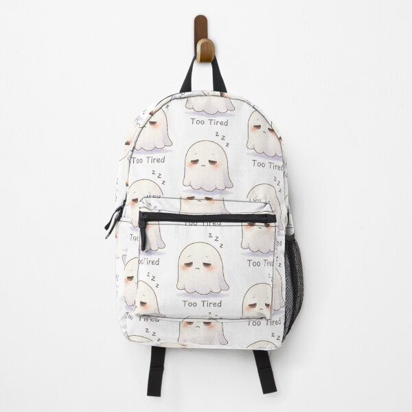 Item preview, Too Tired Ghost | Cute Kawaii Aesthetic | Low Energy Mood Design designed and sold by The Mood Index.