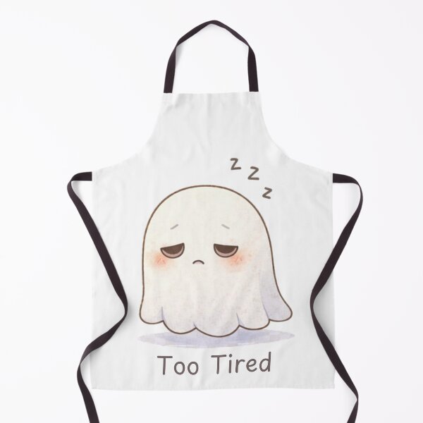 Item preview, Too Tired Ghost | Cute Kawaii Aesthetic | Low Energy Mood Design designed and sold by The Mood Index.