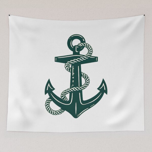 Item preview, Nautical Anchor Rope Design – Vintage Maritime Symbol designed and sold by Kavya Art.