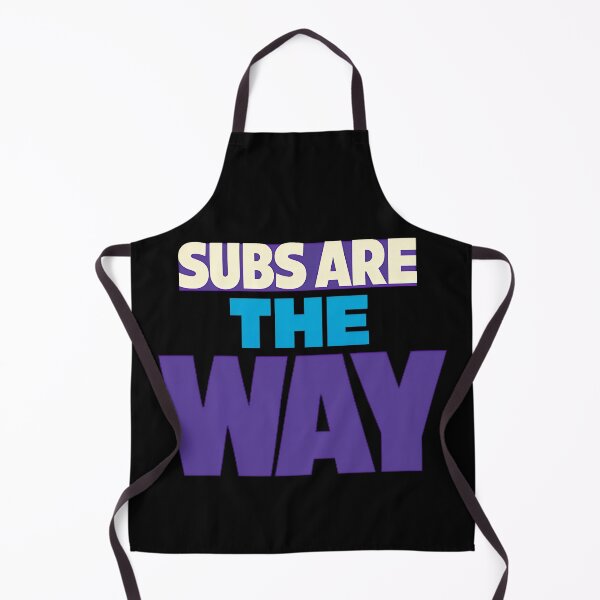 Item preview, Subs Are The Way Anime Fan Statement Design designed and sold by TeeTimeTreasure.