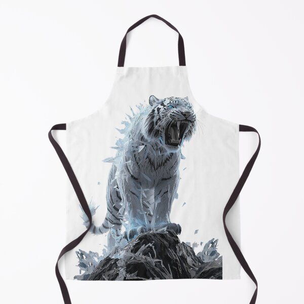 Item preview, Majestic Frost Tiger with Glowing Blue Eyes designed and sold by Quotable Gear.