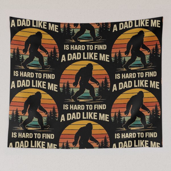 Item preview, A Dad Like Me Hard To Find Bigfoot Vintage Sunset Father's Day Outdoor designed and sold by issan-exe.