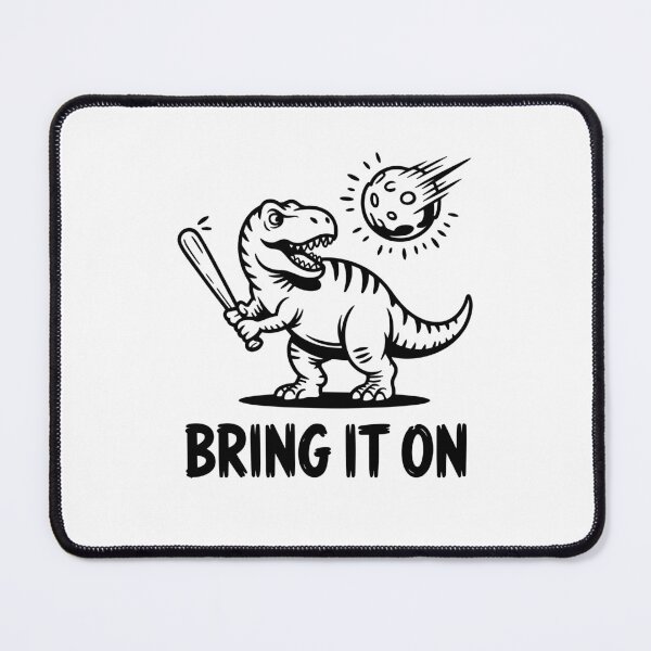 Item preview, Dinosaur Bring It On T-Rex Dinosaur Playing Baseball Bat Ball Hitter Player Boys designed and sold by issan-exe.