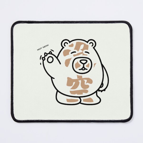 Item preview, "Mei Kong" No Time Bear - Funny Chinese Quote - Sarcastic Lazy Bear Minimalist Aesthetic - Not Free Busy Vibe designed and sold by liveinbeauty.
