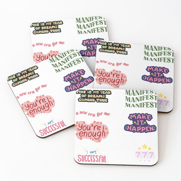 Item preview, manifestation law of attraction sticker sheet designed and sold by snnflower.