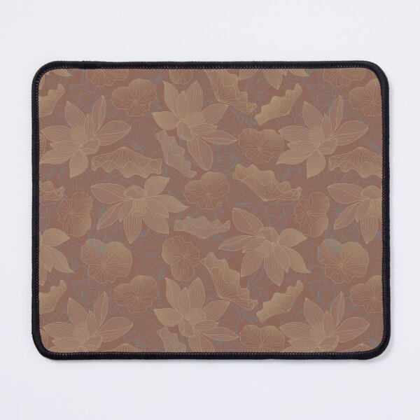 Item preview, Terracotta Floral Pattern | Cottagecore Boho Neutral Botanical Design designed and sold by Stylistix Creations.