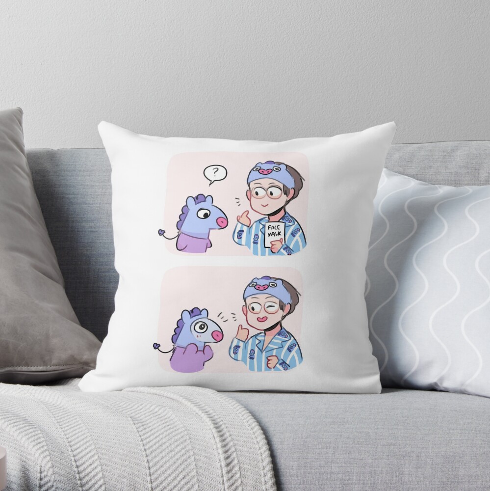 bts mang pillow