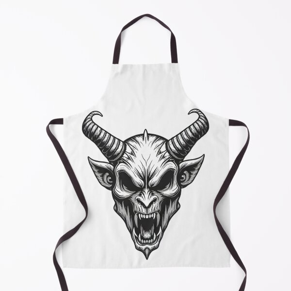 Item preview, Demonic Goat Skull – Dark Gothic Horned Beast Illustration designed and sold by Kavya Art.