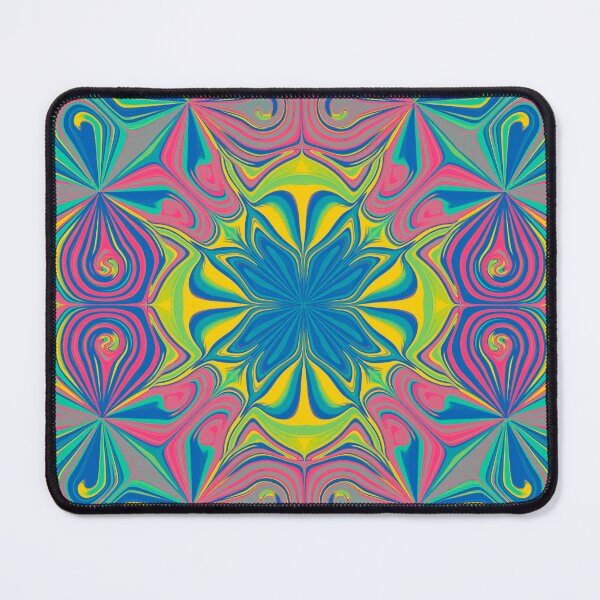 Item preview, mandala art with intense colors designed and sold by Feral Lines Studio .
