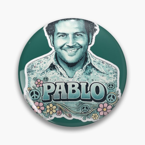 Item preview, PABLO vintage tribute in blue-grey colors designed and sold by LuluLeb.