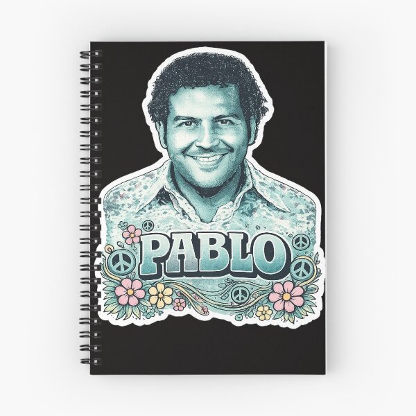 Item preview, PABLO vintage tribute in blue-grey colors designed and sold by LuluLeb.