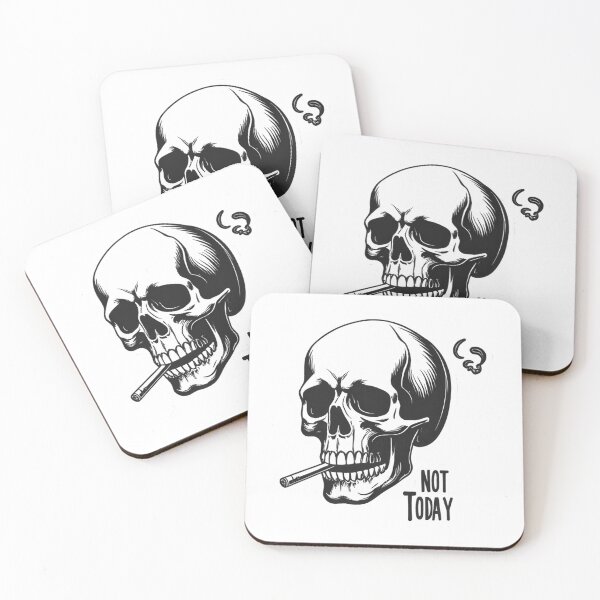 Item preview, Not Today Skull – Dark Humor Streetwear Graphic Design designed and sold by Kavya Art.