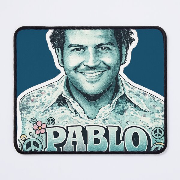 Item preview, PABLO vintage tribute in blue-grey colors designed and sold by LuluLeb.