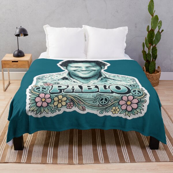 Item preview, PABLO vintage tribute in blue-grey colors designed and sold by LuluLeb.