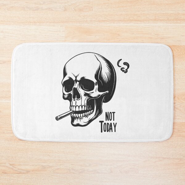 Item preview, Not Today Skull – Dark Humor Streetwear Graphic Design designed and sold by Kavya Art.
