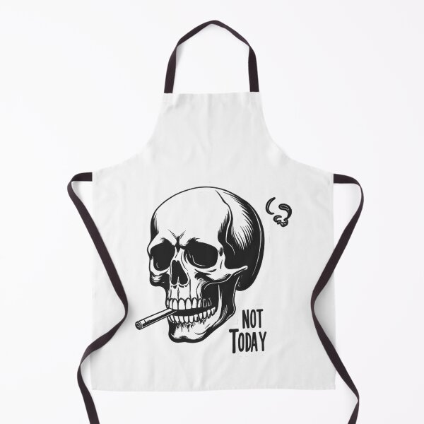 Item preview, Not Today Skull – Dark Humor Streetwear Graphic Design designed and sold by Kavya Art.